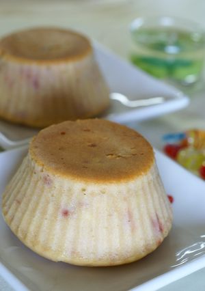 練乳いちごのｶｯﾌﾟチーズケーキ-レシピのメイン写真