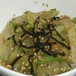 セロリの塩こぶ炒め