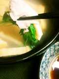 簡単＆節約！豆苗と油揚げDE豚しゃぶ♪