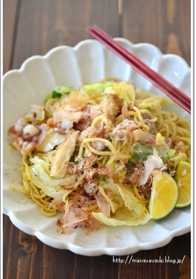 うま塩ネギ焼きそば-レシピのメイン写真
