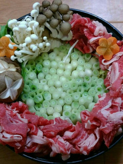 スタンディング葱鍋 X'mas肉リース-レシピのメイン写真