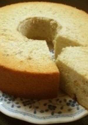 バナナシフォンケーキ（砂糖不使用）-レシピのメイン写真