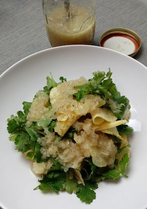 ディトックス！パクチーとポテチのサラダ-レシピのメイン写真