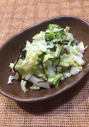 お手軽♪しらすと塩昆布で白菜のナムル-レシピのメイン写真
