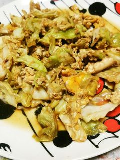 簡単キャベツの卵とじ-レシピのメイン写真