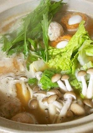 鶏つくねと牡蠣の味噌鍋-レシピのメイン写真