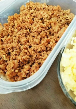 旦那飯★大人の鶏そぼろ！朝食やお弁当に-レシピのメイン写真