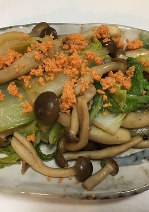きのこと白菜の醤油炒め風味☆レンチン-レシピのメイン写真