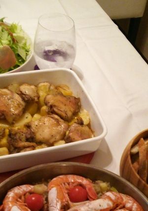 簡単ポテトとチキンのオーブン焼き-レシピのメイン写真