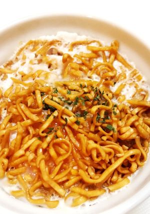 レンチン1分★チキンラーメンココット-レシピのメイン写真