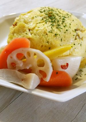 昨夜の残り物de✡チャーハン✡ランチ-レシピのメイン写真