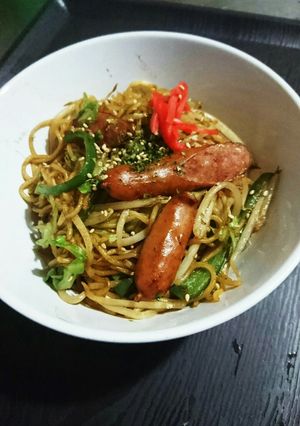 市販のソース焼きそば-レシピのメイン写真