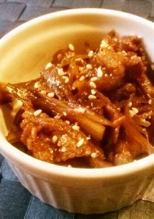 ◆簡単美味♡牛肉とごぼうの佃煮風◆-レシピのメイン写真