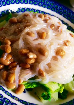 簡単！糸こん納豆ダイエットパスタ(？)-レシピのメイン写真