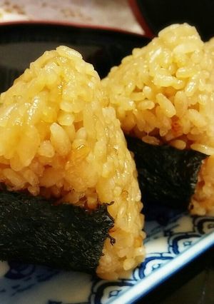 冷めても美味しい和菓子さんの茶飯おにぎり-レシピのメイン写真