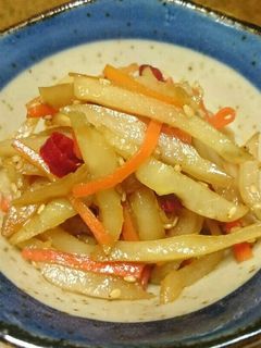 シャキシャキ!菊芋のきんぴら-レシピのメイン写真