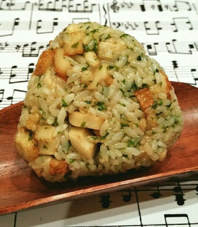 簡単♡ちくわの磯辺揚げ風おにぎり♡ by あーこ姐 【クックパッド