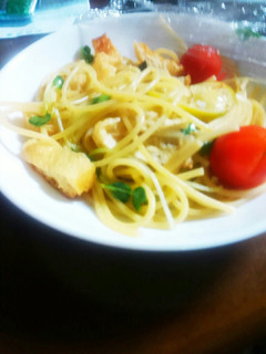 節約カイワレとあげさんのパスタ-レシピのメイン写真