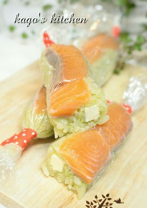 サーモン＆アボカドで♡スティックお寿司-レシピのメイン写真