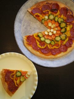 見た目重視なピザ-レシピのメイン写真