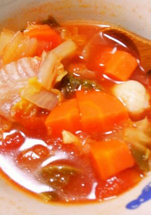 野菜スープトマト味-レシピのメイン写真