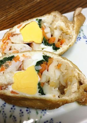 お婆ちゃん直伝！薄揚げの袋煮-レシピのメイン写真