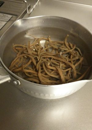 今日食べたい乾燥ゼンマイの戻し方-レシピのメイン写真