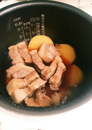 炊飯器で豚角や大根煮物-レシピのメイン写真
