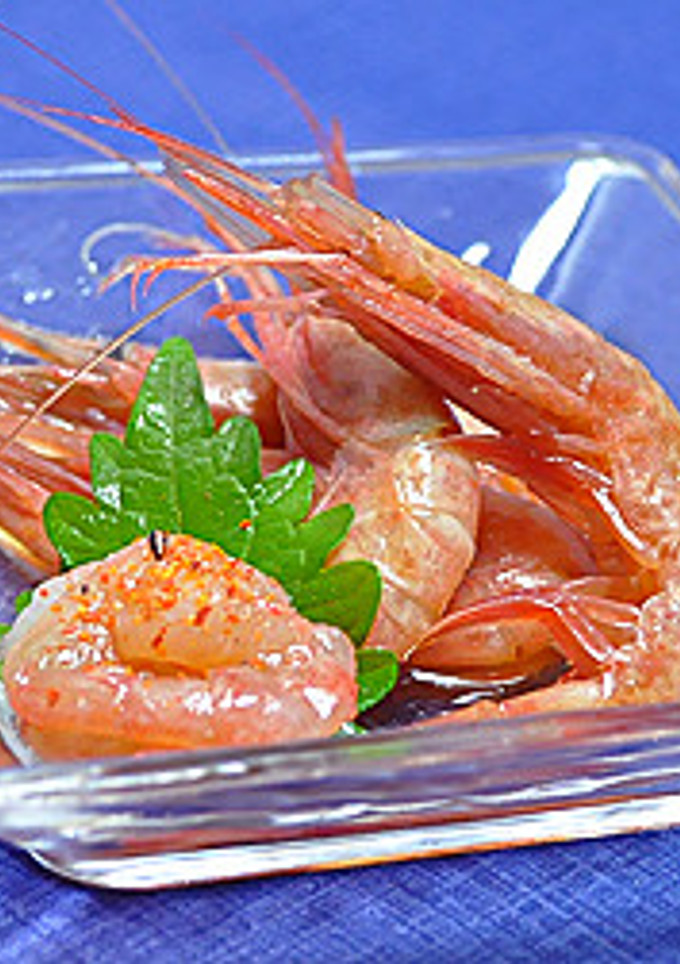 新鮮甘エビの沖漬け風-レシピのメイン写真