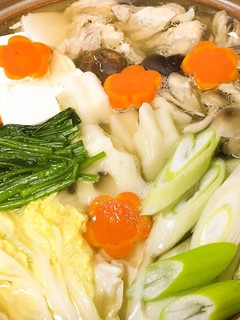 うちの鶏鍋 ちくわぶ入り-レシピのメイン写真