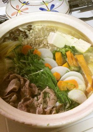 とんこつ味の豚しゃぶ鍋-レシピのメイン写真