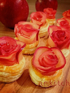 薔薇のアップルカスタードパイ-レシピのメイン写真