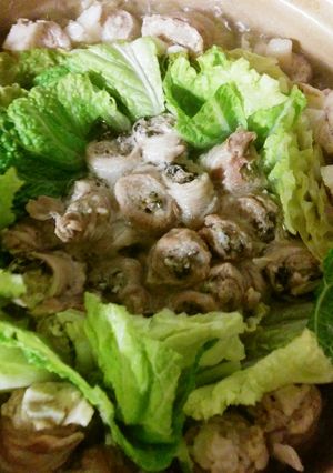 豚の酒粕長芋ロール二種の水炊き-レシピのメイン写真