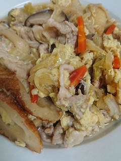 簡単。夕食!白菜と豚こま肉卵とじ-レシピのメイン写真