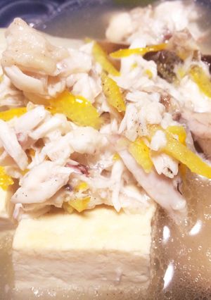 節約♡鯛のアラで旨い鯛柚子胡椒の湯豆腐-レシピのメイン写真