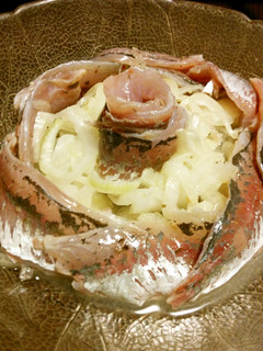 鯵と玉葱のマリネ-レシピのメイン写真