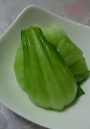 青梗菜　使い切り　茎で漬物-レシピのメイン写真