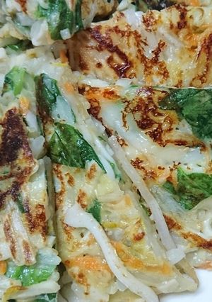 簡単節約、かまぼこ野菜チヂミ-レシピのメイン写真