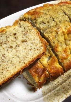 お手軽！りんごとほうじ茶のパウンドケーキ-レシピのメイン写真