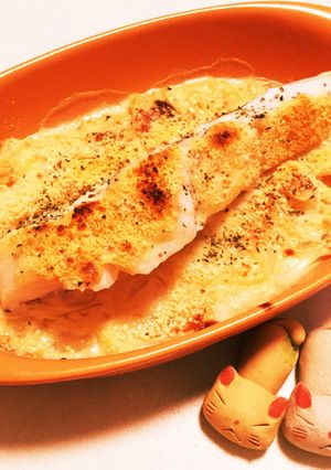 グリル焼き★タラとポテトの牛乳グラタン♬-レシピのメイン写真