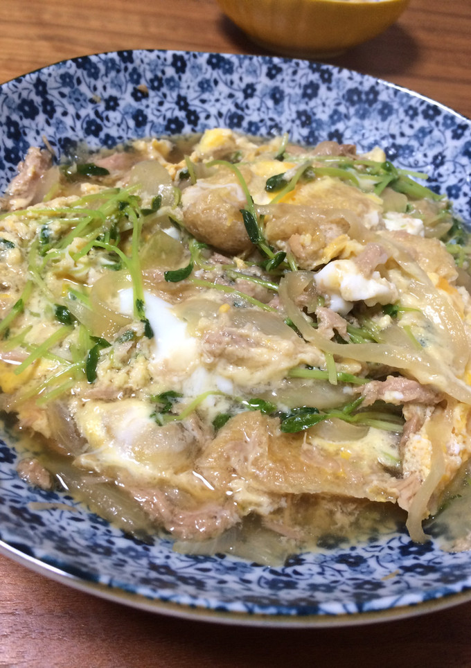 【節約】豆苗とツナの卵とじ【簡単】-レシピのメイン写真