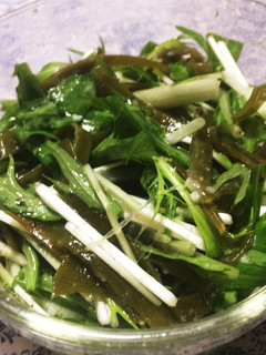 【節約!】だし昆布と水菜の和え物-レシピのメイン写真