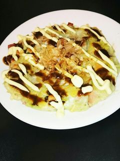 簡単ヘルシー蕎麦粉お好み焼グルテンフリー-レシピのメイン写真