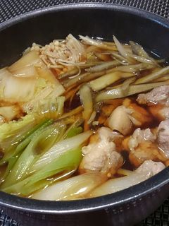 鶏ごぼう鍋-レシピのメイン写真
