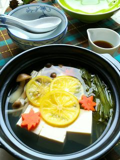 かぼす湯豆腐-レシピのメイン写真