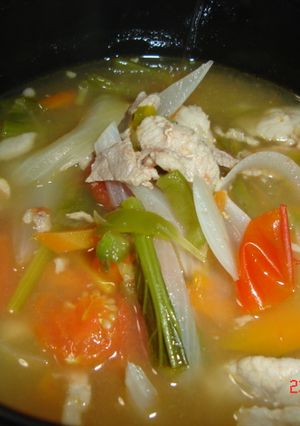 調味料なしっ！簡単野菜スープ・トマト味-レシピのメイン写真