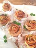 簡単！薔薇バラのアップルパイ♡