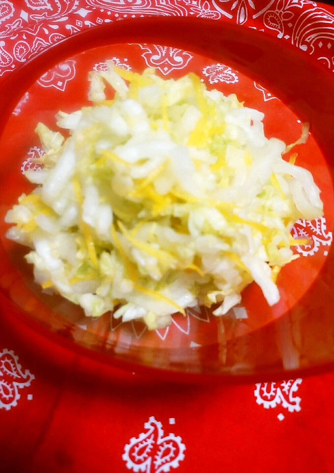 ゆずの皮でさっぱり☆ゆず白菜-レシピのメイン写真