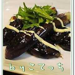 รูปของ 茄子の辛し醤油withマヨ♪