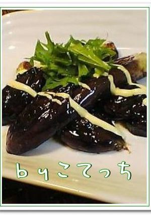 茄子の辛し醤油withマヨ♪-レシピのメイン写真